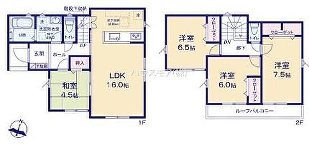 4LDKの魅力的な間取り!LDKはゆったりとした空間で、ご家族との団らん時間が、より一層充実したものになりますね家族との仲が深まり、自然と笑顔が増えそうです!