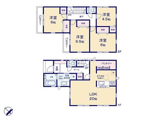 4LDKの魅力的な間取り!LDKはゆったりとした空間で、ご家族との団らん時間が、より一層充実したものになりますね家族との仲が深まり、自然と笑顔が増えそうです!【限定販売会開催中】