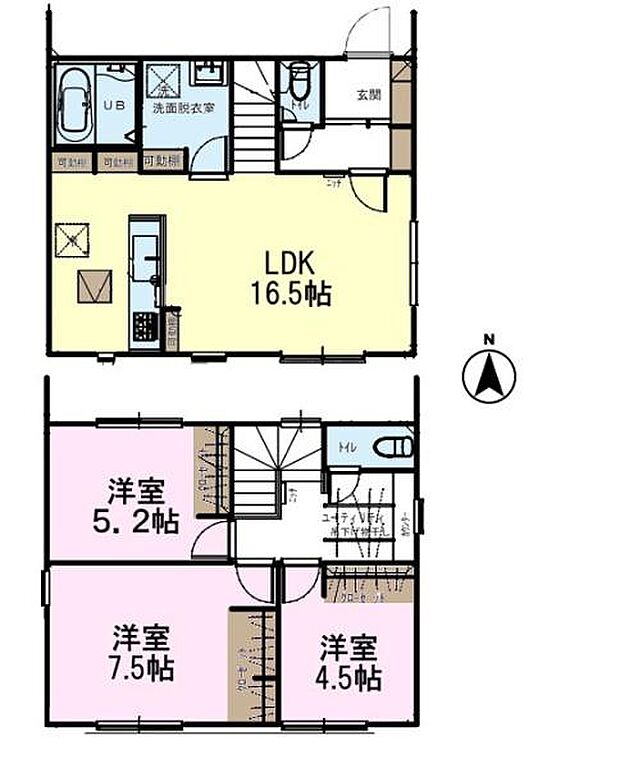 【現地販売会開催中】3LDKの魅力的な間取り!LDKはゆったりとした空間で、ご家族との団らん時間が、より一層充実したものになりますね!家族との仲が深まり、自然と笑顔が増えそうです!