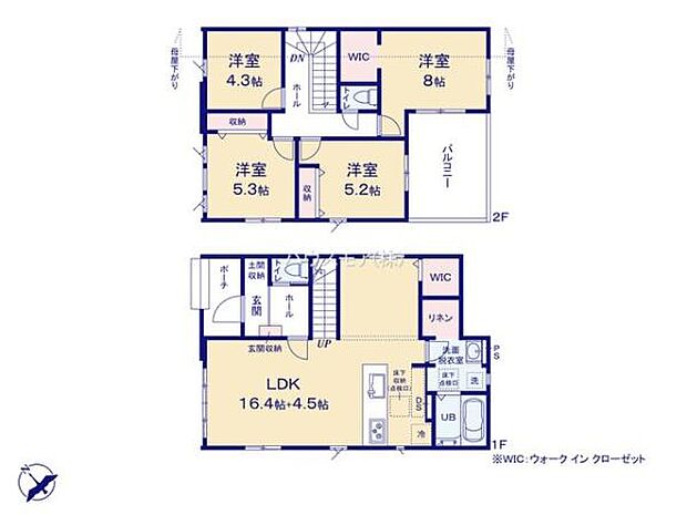 4LDKの魅力的な間取り！LDKはゆったりとした空間で、ご家族との団らん時間が、より一層充実したものになりますね！家族との仲が深まり、自然と笑顔が増えそうです！
