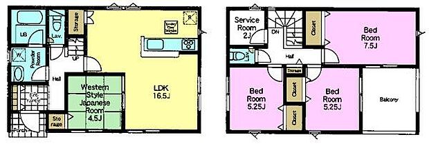 4LDKの魅力的な間取り！LDKはゆったりとした空間で、ご家族との団らん時間が、より一層充実したものになりますね家族との仲が深まり、自然と笑顔が増えそうです！