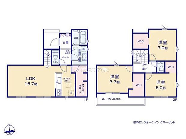 3LDKの魅力的な間取り！LDKはゆったりとした空間で、ご家族との団らん時間が、より一層充実したものになりますね！家族との仲が深まり、自然と笑顔が増えそうです！