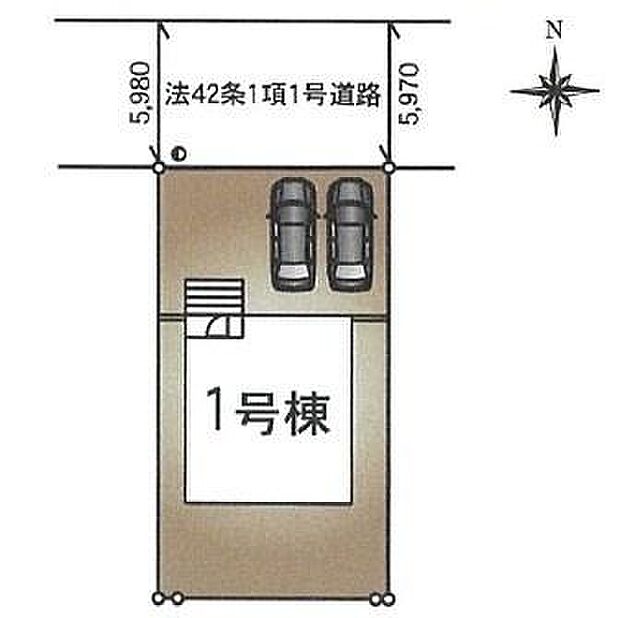 カースペースは2台付き！セカンドカー持ちの方や急な来客時にも安心ですね。物件探しのご条件・ご要望などありましたら、何なりとスタッフまでお申し付けください！