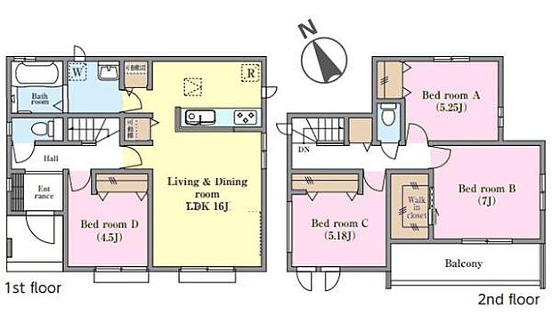 4LDKの魅力的な間取り!LDKはゆったりとした空間で、ご家族との団らん時間が、より一層充実したものになりますね!家族との仲が深まり、自然と笑顔が増えそうです!