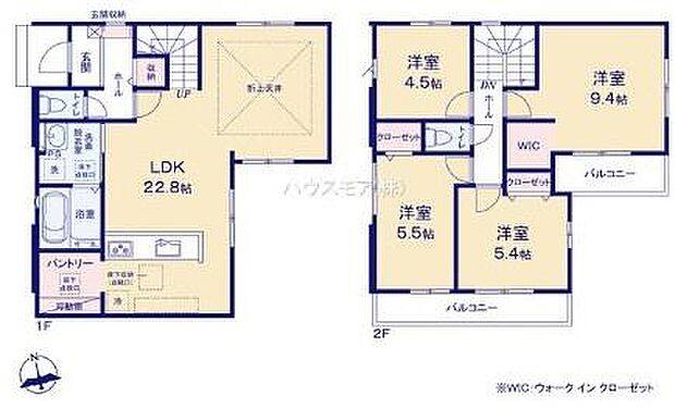 4LDKの魅力的な間取り！LDKはゆったりとした空間で、ご家族との団らん時間が、より一層充実したものになりますね！家族との仲が深まり、自然と笑顔が増えそうです！