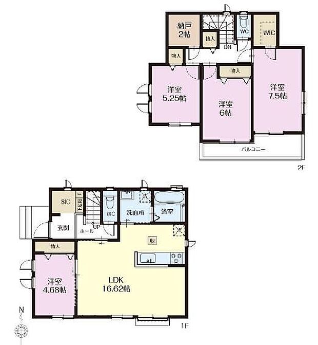4LDKの魅力的な間取り!LDKはゆったりとした空間で、ご家族との団らん時間が、より一層充実したものになりますね家族との仲が深まり、自然と笑顔が増えそうです!