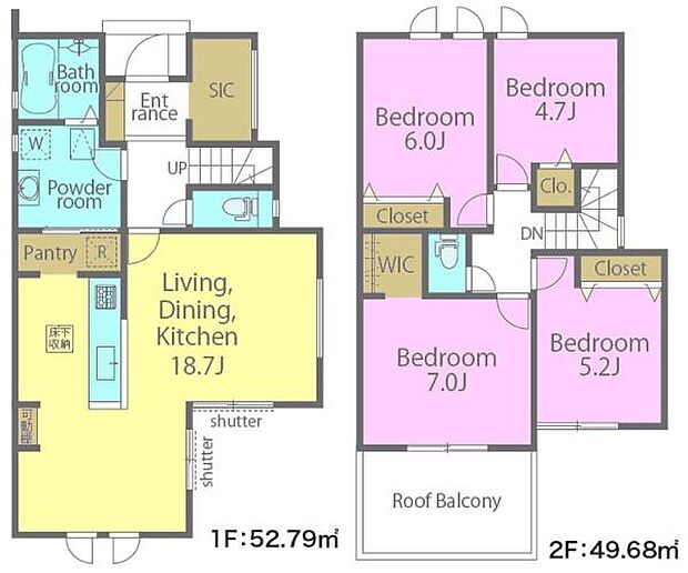 4LDKの魅力的な間取り！LDKはゆったりとした空間で、ご家族との団らん時間が、より一層充実したものになりますね家族との仲が深まり、自然と笑顔が増えそうです！