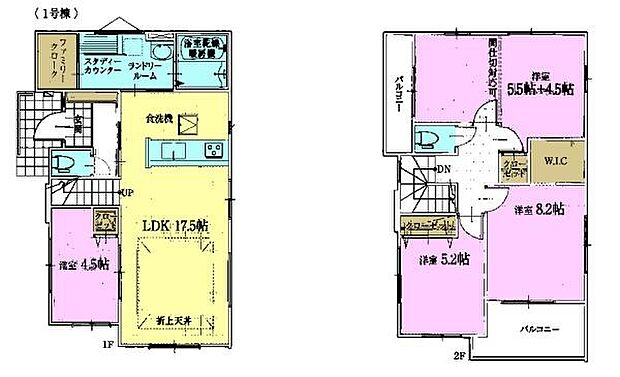 4(5)LDKの魅力的な間取り！LDKはゆったりとした空間で、ご家族との団らん時間が、より一層充実したものになりますね家族との仲が深まり、自然と笑顔が増えそうです！