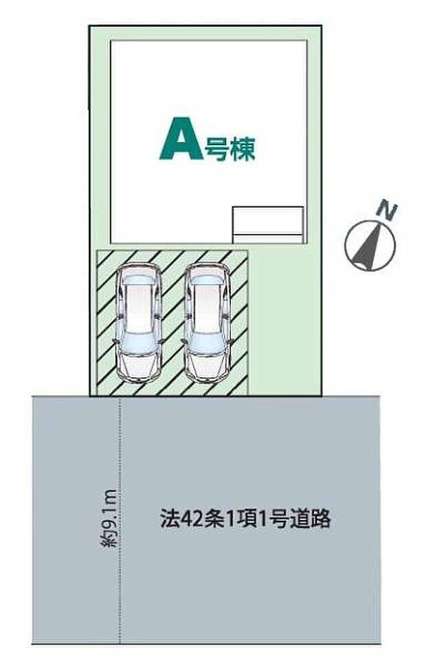 カースペースは2台付き！セカンドカー持ちの方や急な来客時にも安心ですね。物件探しのご条件・ご要望などありましたら、何なりとスタッフまでお申し付けください！