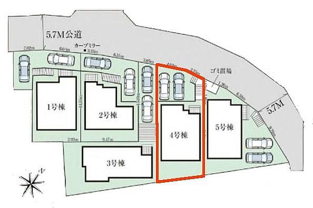 カースペース2台付きでセカンドカーをお持ちのご家庭でも安心。物件探しのご条件・ご要望・ご質問など、何なりと弊社スタッフまでお申し付けください！