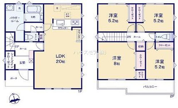 4LDKの魅力的な間取り！LDKはゆったりとした空間で、ご家族との団らん時間が、より一層充実したものになりますね！家族との仲が深まり、自然と笑顔が増えそうです！