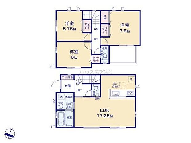 3LDKの魅力的な間取り！LDKはゆったりとした空間で、ご家族との団らん時間が、より一層充実したものになりますね家族との仲が深まり、自然と笑顔が増えそうです！