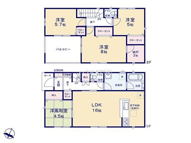 4SLDKの魅力的な間取り！LDKはゆったりとした空間で、ご家族との団らん時間が、より一層充実したものになりますね家族との仲が深まり、自然と笑顔が増えそうです！