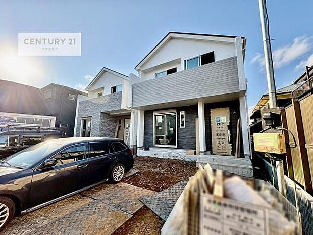 全2棟のキレイな街並み。是非1度ご内見ください。物件探しのご条件・ご要望・ご質問など、不動産に関することならどのようなことでも誠心誠意対応させて頂きます。