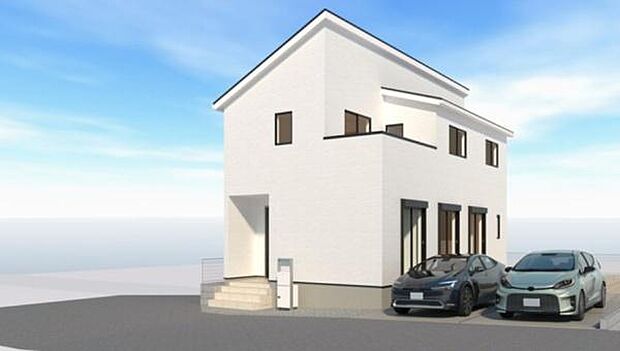 こちらは完成予想パースになります！周辺環境や他物件もまとめてご案内可能です！不動産の事ならどんな事でもお気軽にご相談ください。