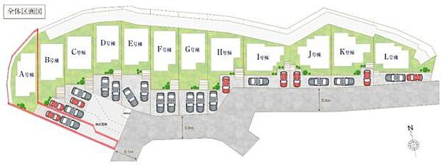 カースペースは2台付き！セカンドカー持ちの方や急な来客時にも安心ですね。