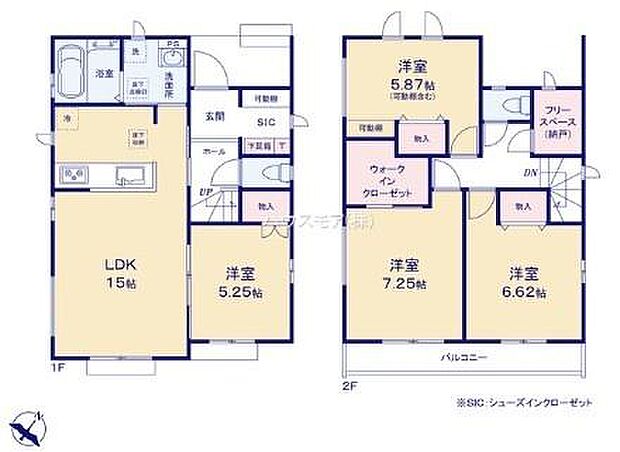 4SLDKの魅力的な間取り!LDKはゆったりとした空間で、ご家族との団らん時間が、より一層充実したものになりますね家族との仲が深まり、自然と笑顔が増えそうです!