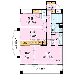 間取図画像 3LDK