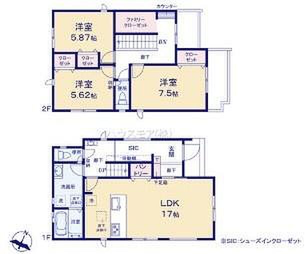 3LDKの魅力的な間取り!LDKはゆったりとした空間で、ご家族との団らん時間が、より一層充実したものになりますね!家族との仲が深まり、自然と笑顔が増えそうです!