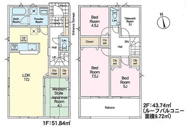 4LDKの魅力的な間取り!LDKはゆったりとした空間で、ご家族との団らん時間が、より一層充実したものになりますね家族との仲が深まり、自然と笑顔が増えそうです!