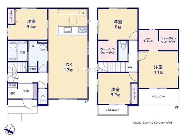 4LDKの魅力的な間取り!LDKはゆったりとした空間で、ご家族との団らん時間が、より一層充実したものになりますね家族との仲が深まり、自然と笑顔が増えそうです!