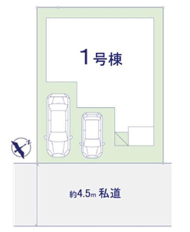 カースペースは2台付き!セカンドカー持ちの方や急な来客時にも安心ですね。物件探しのご条件・ご要望などありましたら、何なりとスタッフまでお申し付けください!
