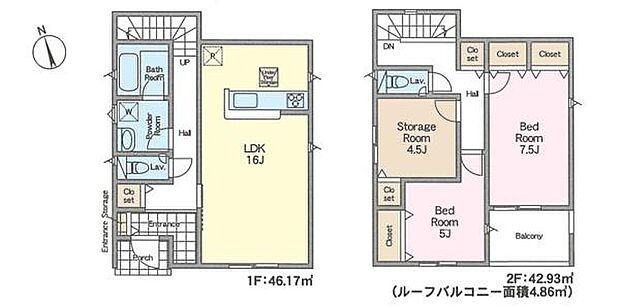 2SLDKの魅力的な間取り！LDKはゆったりとした空間で、ご家族との団らん時間が、より一層充実したものになりますね！家族との仲が深まり、自然と笑顔が増えそうです！