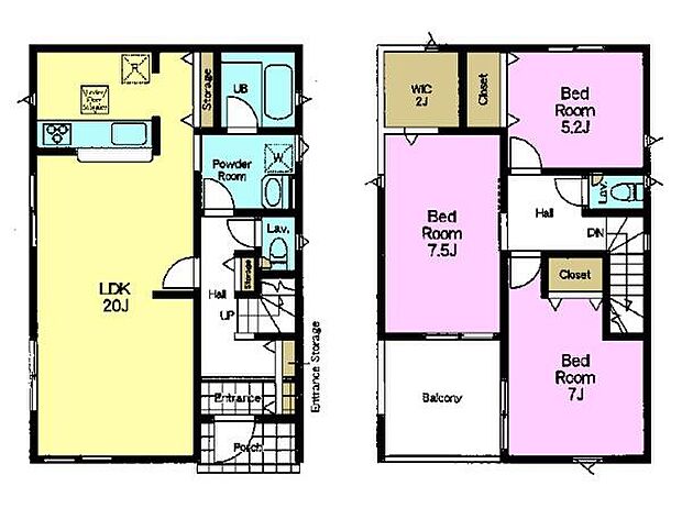 3LDKの魅力的な間取り！LDKはゆったりとした空間で、ご家族との団らん時間が、より一層充実したものになりますね。家族との仲が深まり、自然と笑顔が増えます！