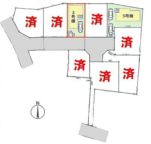 カースペースは2台付き！セカンドカー持ちの方や急な来客時にも安心ですね。