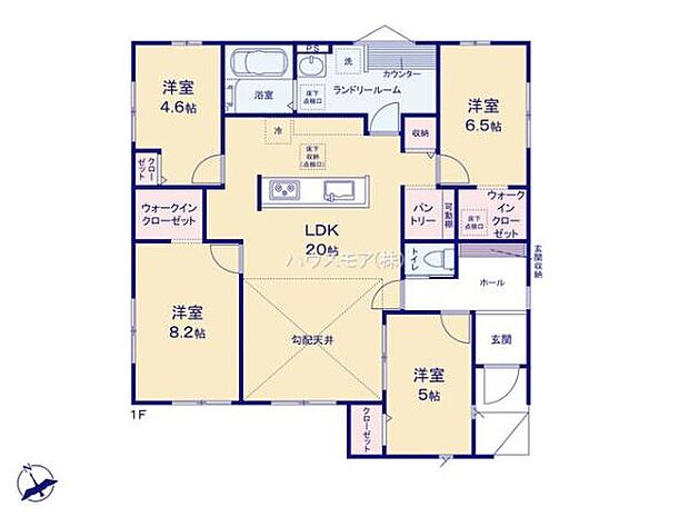4LDKの魅力的な間取り！LDKはゆったりとした空間で、ご家族との団らん時間が、より一層充実したものになりますね家族との仲が深まり、自然と笑顔が増えそうです！