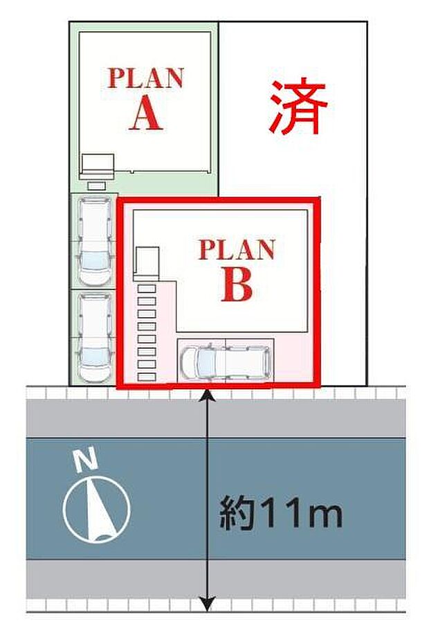 カースペース付き!マイカーをお持ちの方も安心ですね。物件探しのご条件・ご要望などありましたら、何なりとスタッフまでお申し付けください!