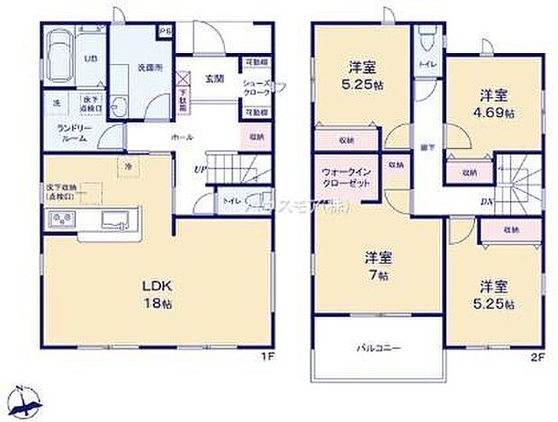 4LDKの魅力的な間取り！LDKはゆったりとした空間で、ご家族との団らん時間が、より一層充実したものになりますね家族との仲が深まり、自然と笑顔が増えそうです！