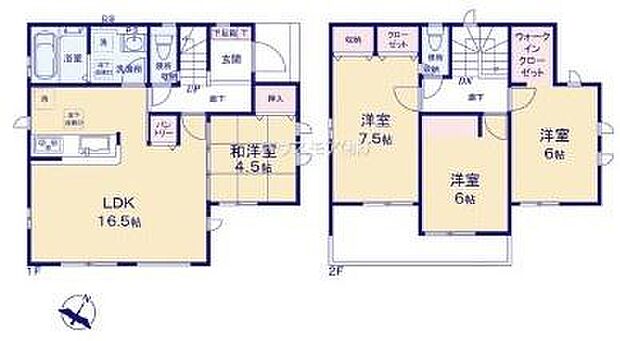 4LDKの魅力的な間取り！LDKはゆったりとした空間で、ご家族との団らん時間が、より一層充実したものになりますね。家族との仲が深まり、自然と笑顔が増えます！