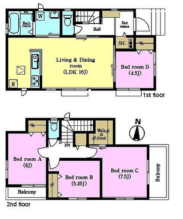 4LDKの魅力的な間取り！LDKはゆったりとした空間で、ご家族との団らん時間が、より一層充実したものになりますね家族との仲が深まり、自然と笑顔が増えそうです！