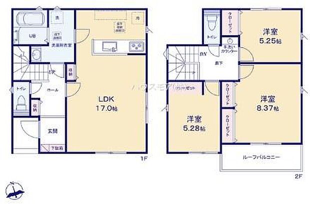 3LDKの魅力的な間取り！LDKはゆったりとした空間で、ご家族との団らん時間が、より一層充実したものになりますね家族との仲が深まり、自然と笑顔が増えそうです！
