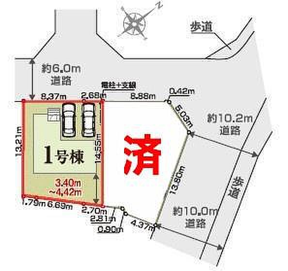 カースペースは2台付き!セカンドカー持ちの方や急な来客時にも安心ですね。【現地販売会開催中】