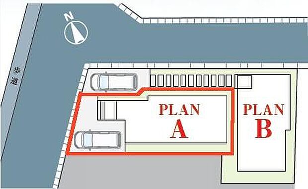カースペース付き！マイカーをお持ちの方も安心ですね。物件探しのご条件・ご要望などありましたら、何なりとスタッフまでお申し付けください！