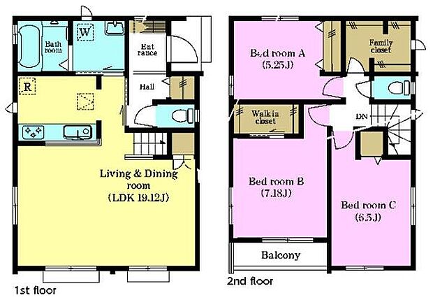 3LDKの魅力的な間取り！LDKはゆったりとした空間で、ご家族との団らん時間が、より一層充実したものになりますね家族との仲が深まり、自然と笑顔が増えそうです！