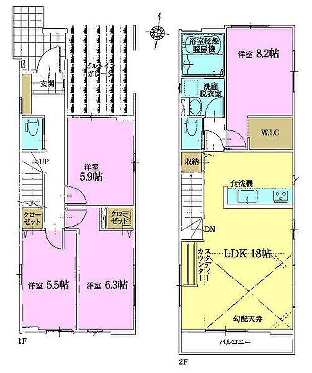 4LDKの魅力的な間取り！LDKはゆったりとした空間で、ご家族との団らん時間が、より一層充実したものになりますね家族との仲が深まり、自然と笑顔が増えそうです！