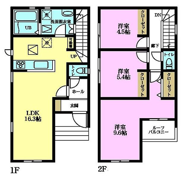 3LDKの魅力的な間取り！LDKはゆったりとした空間で、ご家族との団らん時間が、より一層充実したものになりますね！家族との仲が深まり、自然と笑顔が増えそうです！