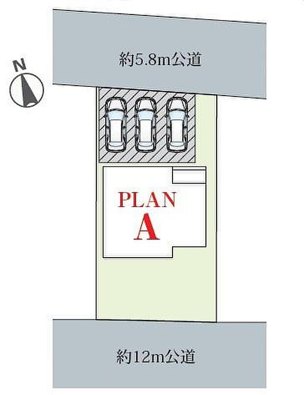 カースペースは3台付き！セカンドカー持ちの方や急な来客時にも安心ですね。物件探しのご条件・ご要望などありましたら、何なりとスタッフまでお申し付けください！【現地販売会開催中】