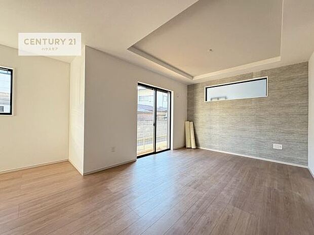 陽当たりや風通しの良さを活かした2階リビング。外からの視線も気にならず、開放感たっぷりの空間で家族の時間をゆったり過ごせます。