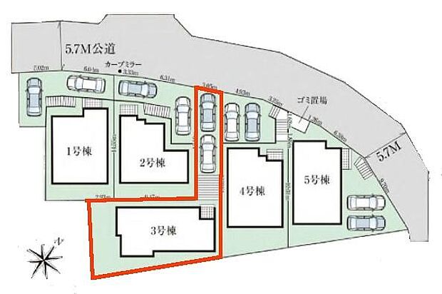 カースペース2台付きでセカンドカーをお持ちのご家庭でも安心。物件探しのご条件・ご要望・ご質問など、何なりと弊社スタッフまでお申し付けください！