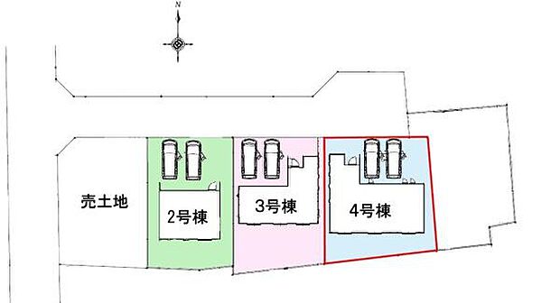 【現地販売会開催中】カースペースは2台付き！セカンドカー持ちの方や急な来客時にも安心ですね。