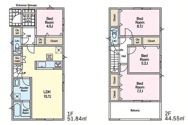 4LDKの魅力的な間取り！LDKはゆったりとした空間で、ご家族との団らん時間が、より一層充実したものになりますね家族との仲が深まり、自然と笑顔が増えそうです！