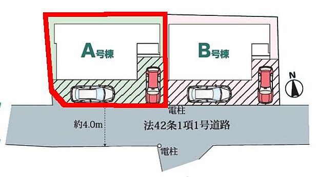 カースペースは2台付き！セカンドカー持ちの方や急な来客時にも安心ですね。