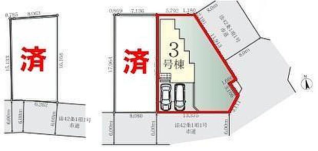 カースペースは2台付き！セカンドカー持ちの方や急な来客時にも安心ですね。