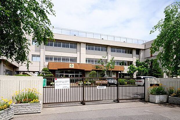 柏市立十余二小学校まで1000m