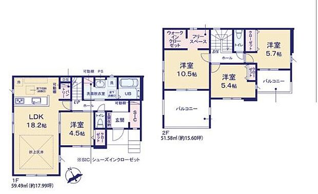 4LDKの魅力的な間取り！LDKはゆったりとした空間で、ご家族との団らん時間が、より一層充実したものになりますね！家族との仲が深まり、自然と笑顔が増えそうです！