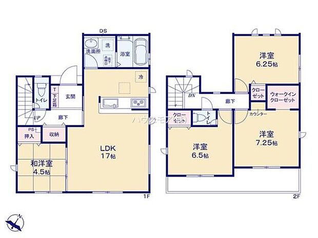 4LDKの魅力的な間取り！LDKはゆったりとした空間で、ご家族との団らん時間が、より一層充実したものになりますね家族との仲が深まり、自然と笑顔が増えそうです！